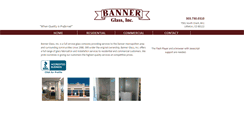 Desktop Screenshot of bannerglassinc.com